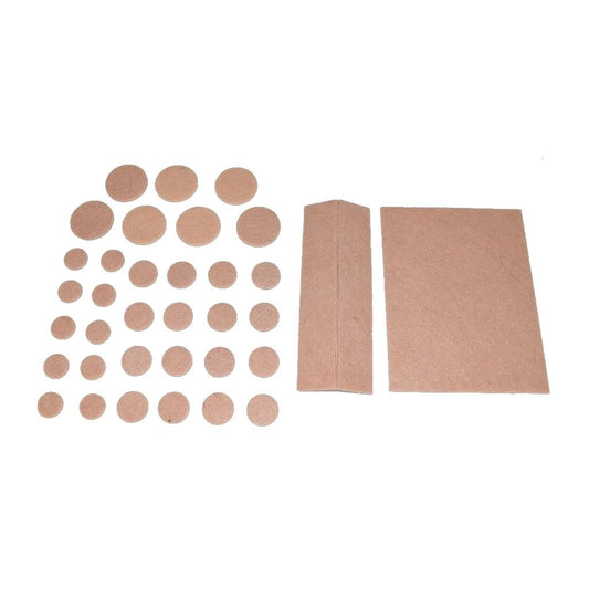 38 Piece Self Adhesive Felt Furniture Flooring Protector Pad Guards