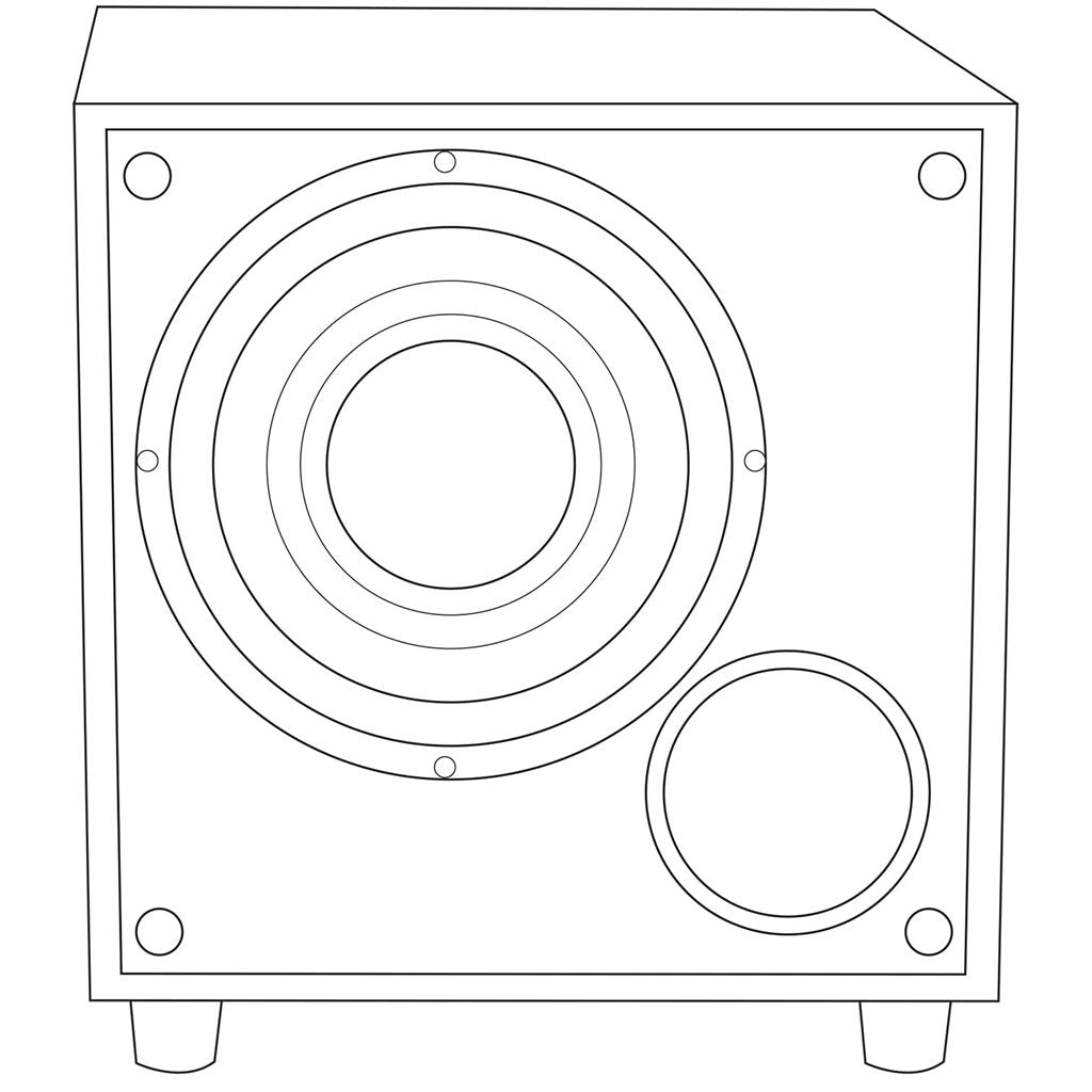 Active Subwoofer Cabinet - M8S 8in 100W