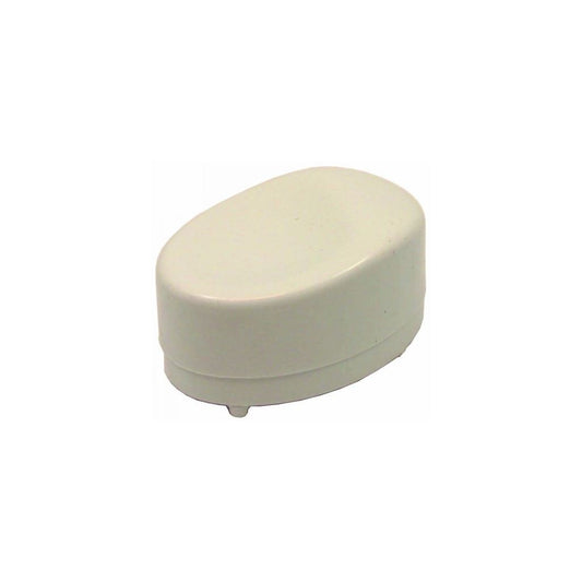 Push Button Knob White 27 Guigiaro for Indesit/New World Washing Machines