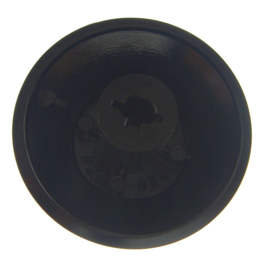 Control Knob Top Oven Black