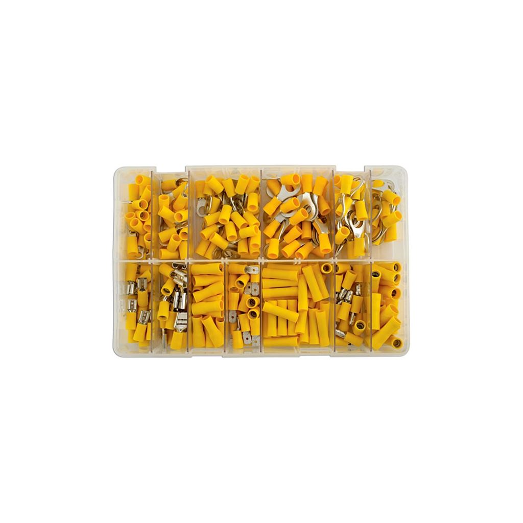 Wiring Connectors - Yellow - Assorted - Pack of 110