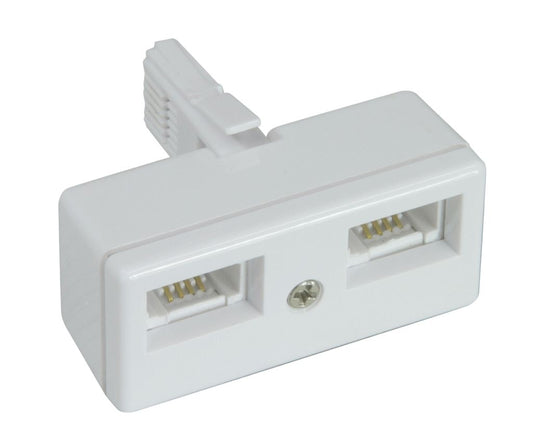 Double Telephone Adaptor (4 Wire)