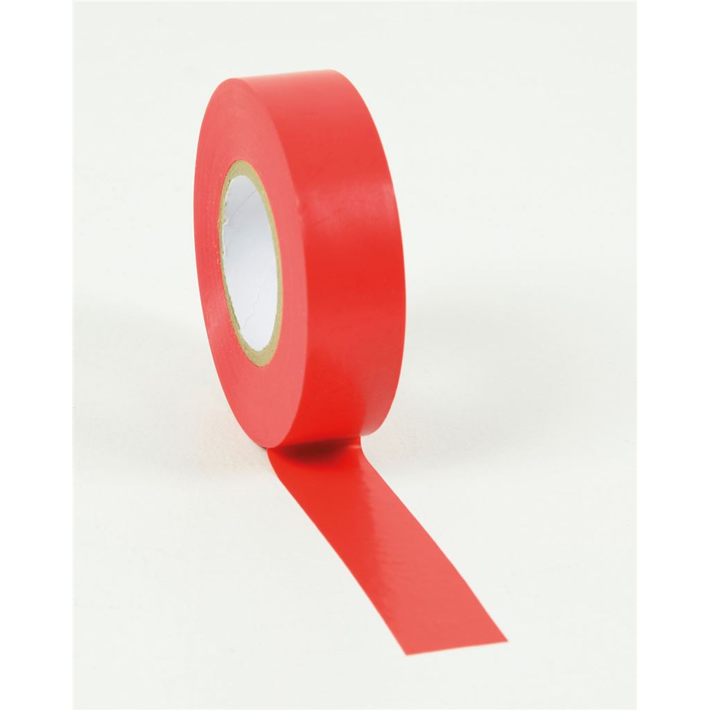 Insulation Tape - 19mm x 20m - PVC20R Electrical tape, 20m, red