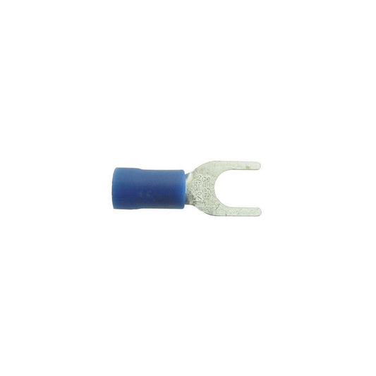 Wiring Connectors - Blue - Fork - 5mm - Pack of 4