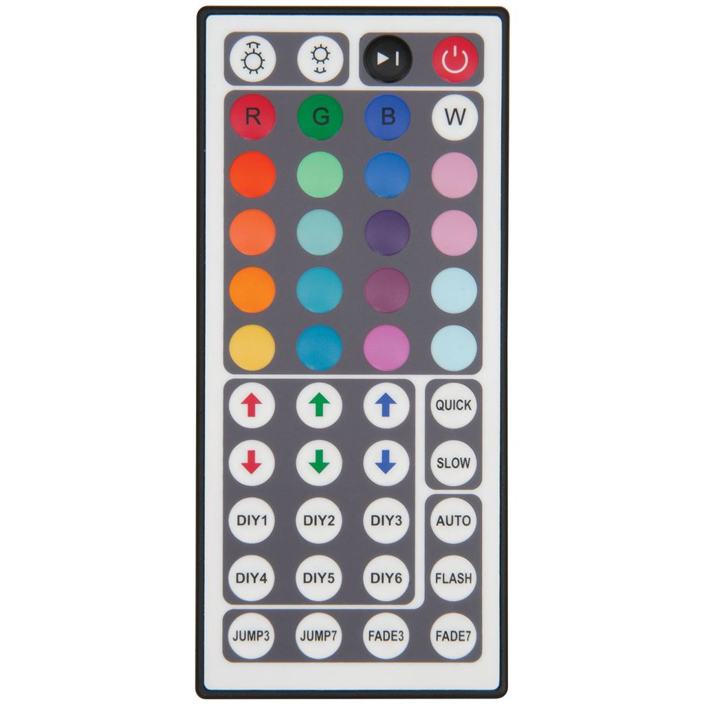 RGB Tape Controller with 44 Key IR Remote - multi function - LTC44IR