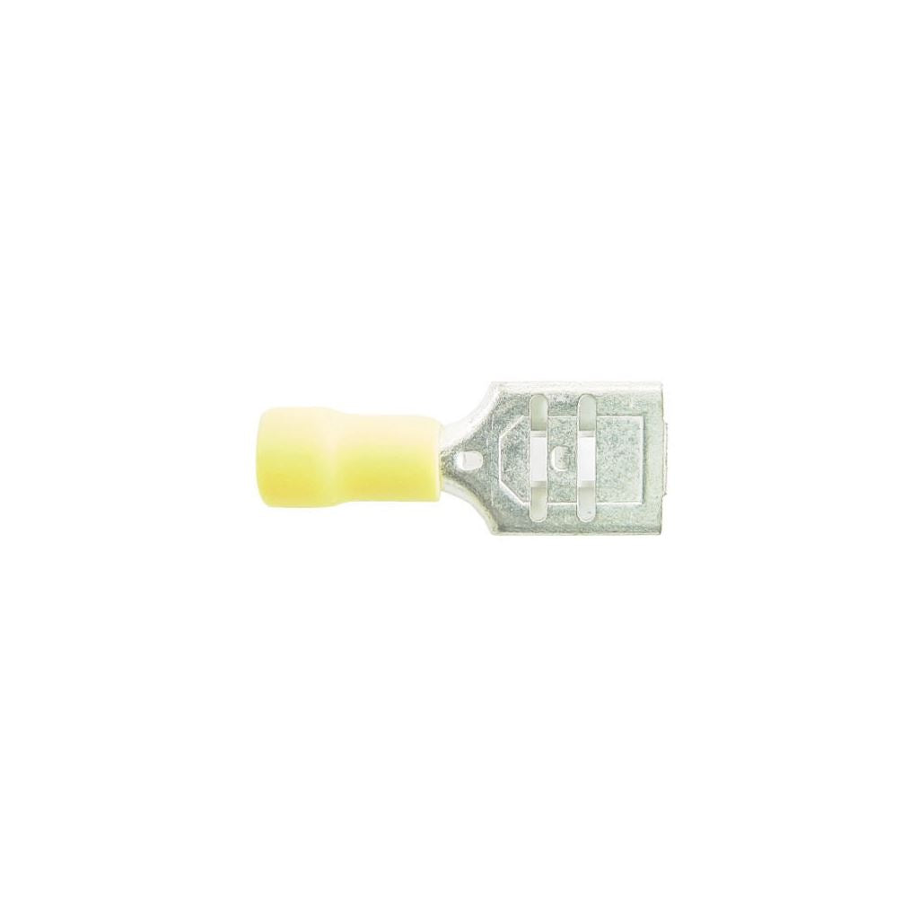 Wiring Connectors - Yellow - Female Slide-On 375 - 9.5mm - Pack of 2