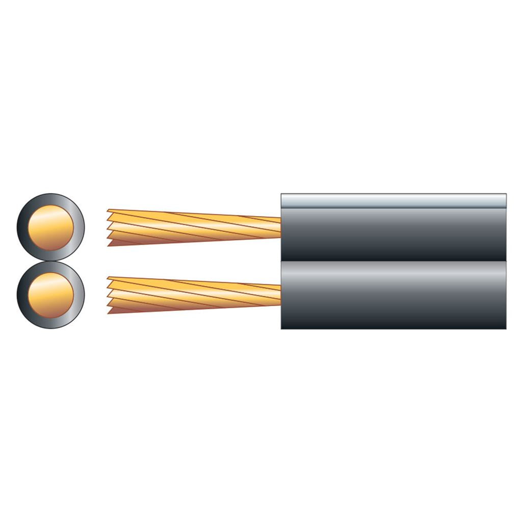 Standard Figure 8 Speaker Cable - Cable, 2 x (7x 0.18mm&#216;)