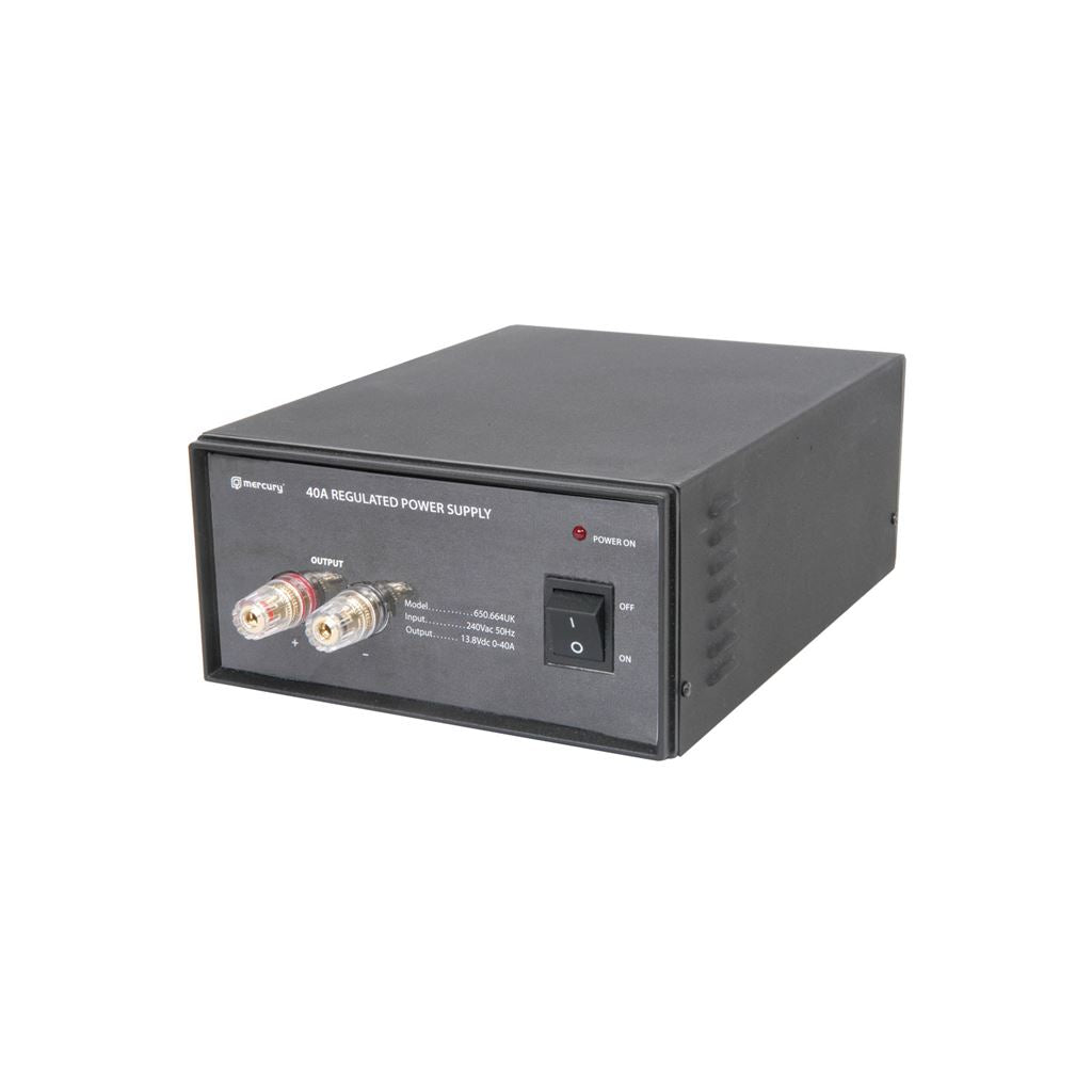 Switch-mode 13.8V Bench Top Power Supplies - (UK version) 40A supply - CB-R40
