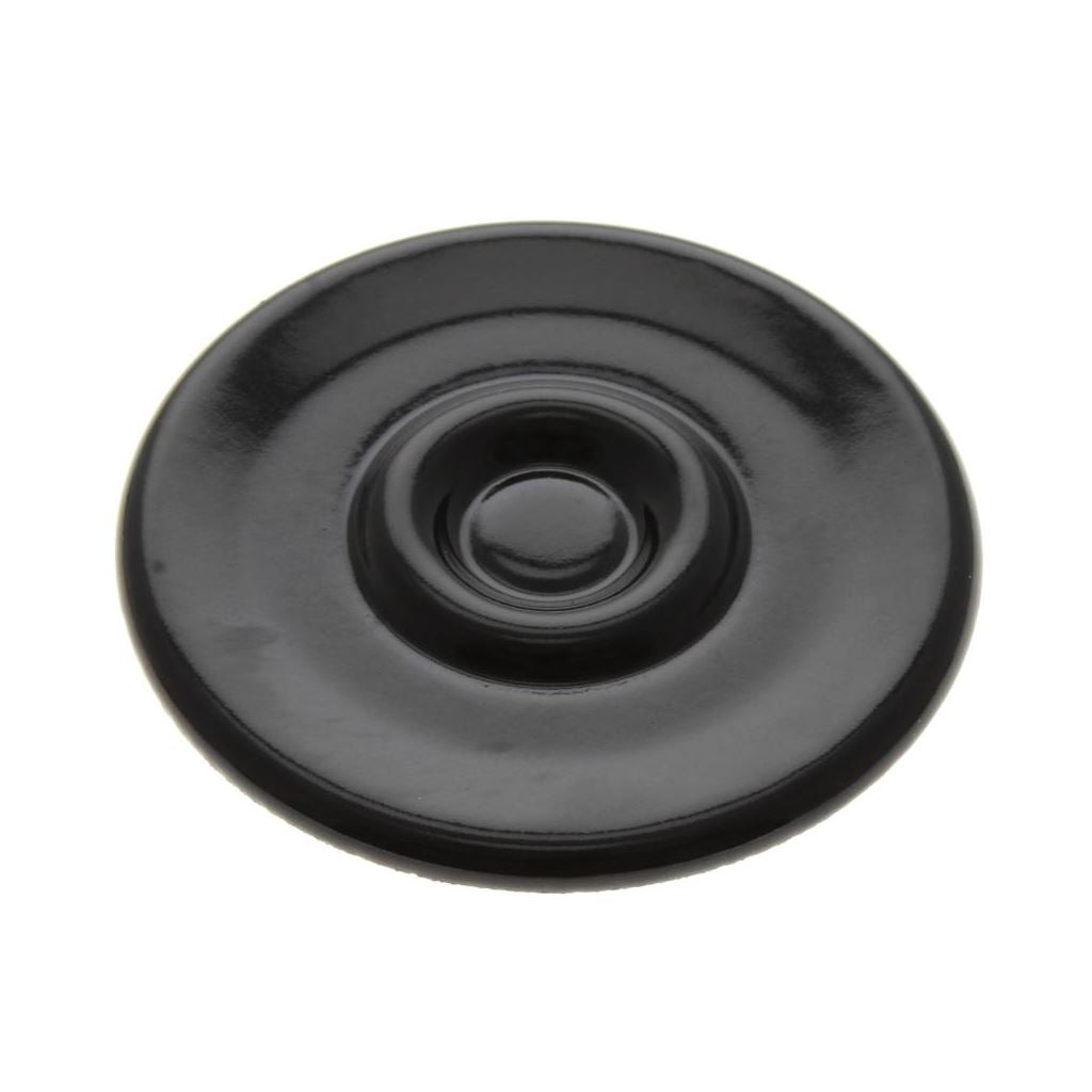 Burner Cap A Black G Lossy  He for Whirlpool/Indesit/Hotpoint Cookers and Ovens