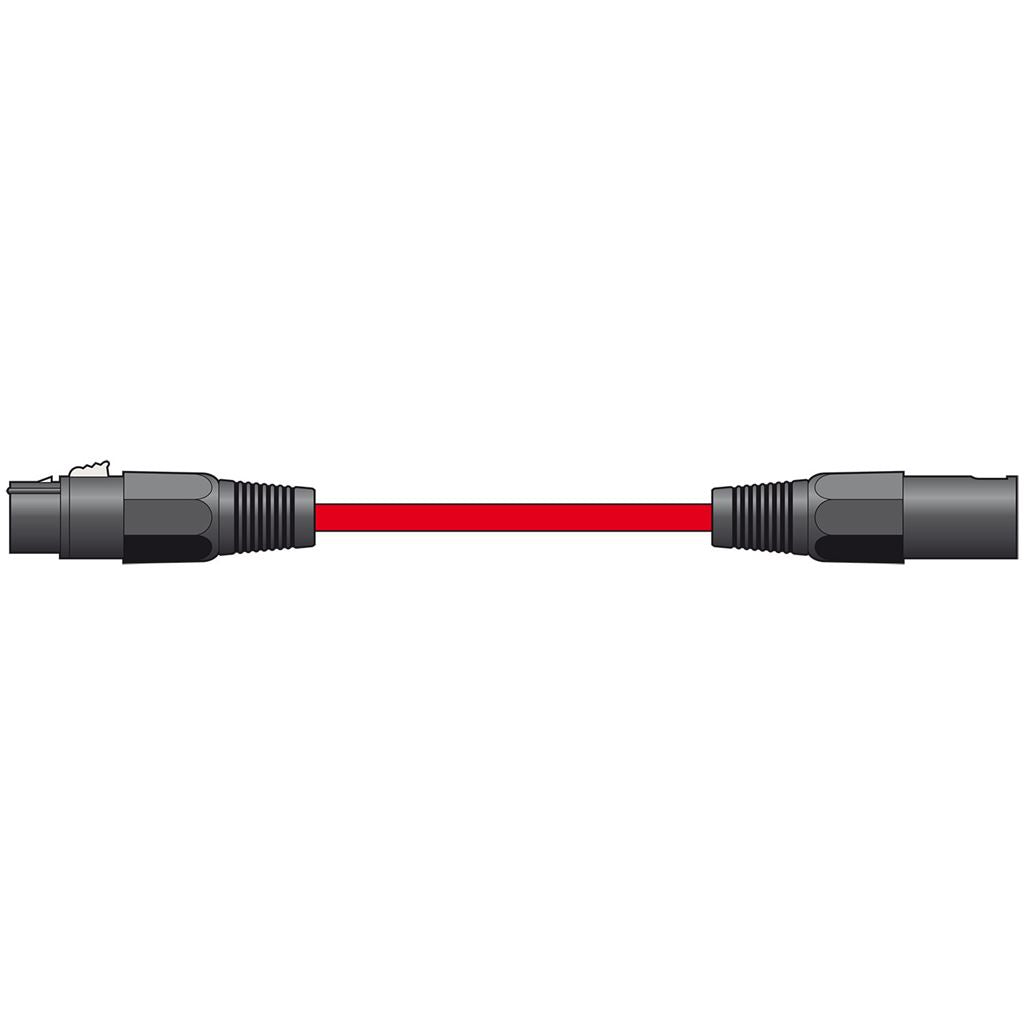 Classic Microphone Leads XLR Female - XLR Male - 12.0m Red - XF-XM1200RD