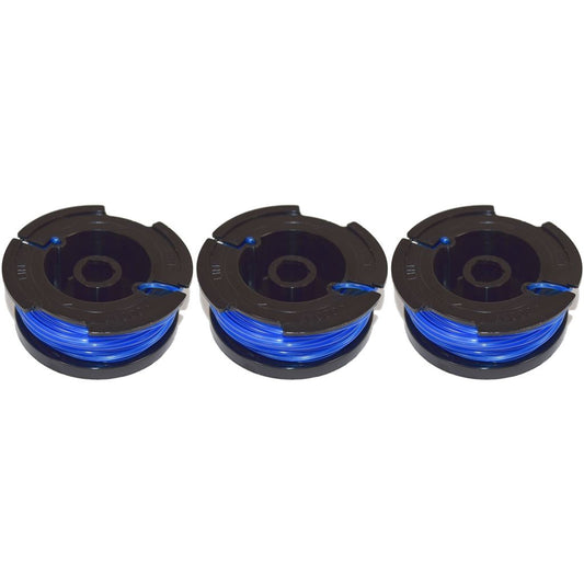 Black & Decker Reflex Strimmer Trimmer Spool & Line Pack of 3