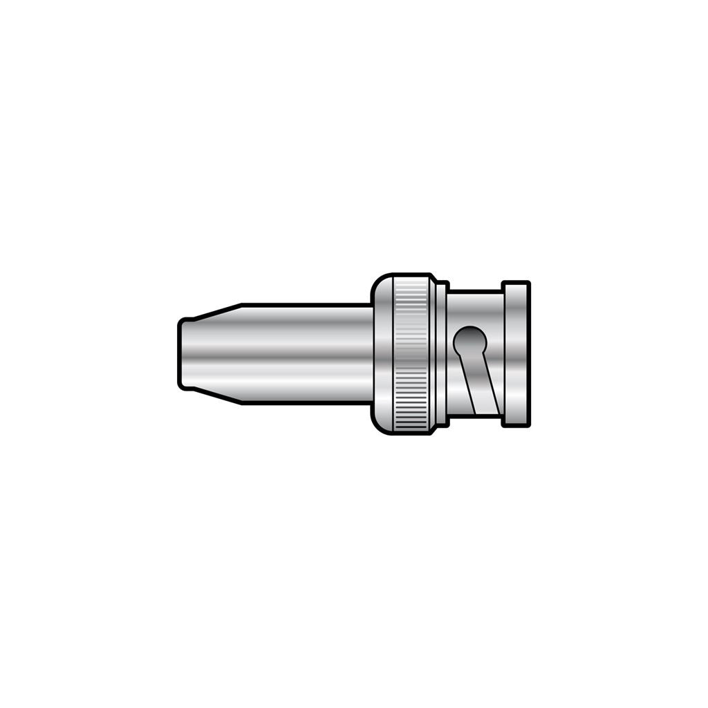 BNC plug for RG58 cable crimp