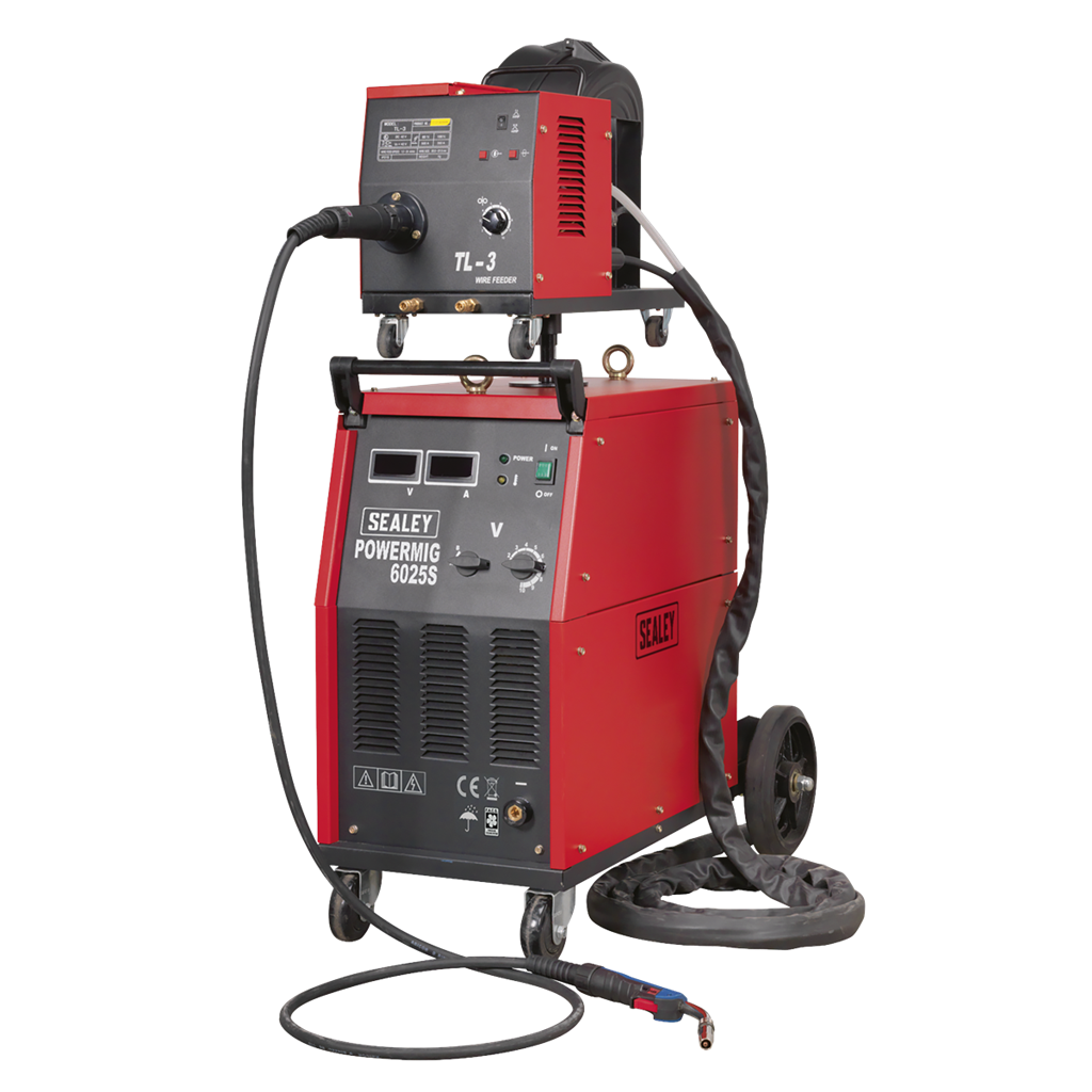 Professional MIG Welder 250A 415V 3ph with Binzel&#174; Euro Torch & Portable Wire Drive
