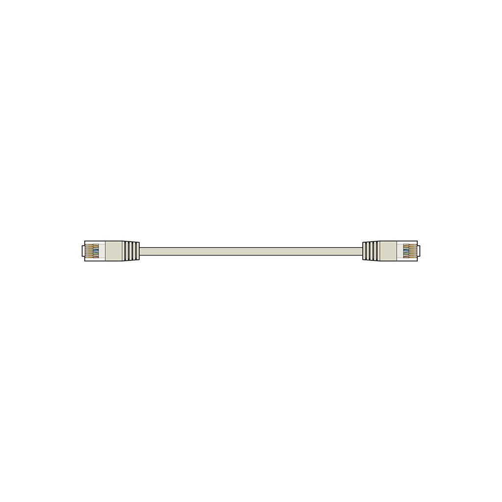 Cat5e UTP RJ45 Network Patch Leads - plug to plug 2.0m