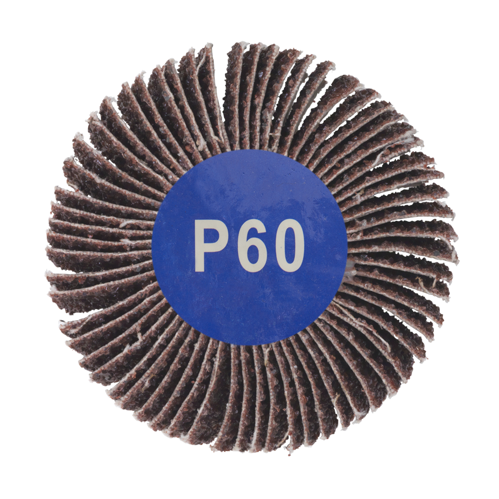 Flap Wheel &#216;80 x 50mm 60Grit 6mm Shaft