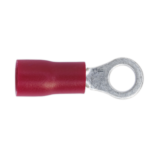 Easy-Entry Ring Terminal &#216;4.3mm (4BA) Red Pack of 100