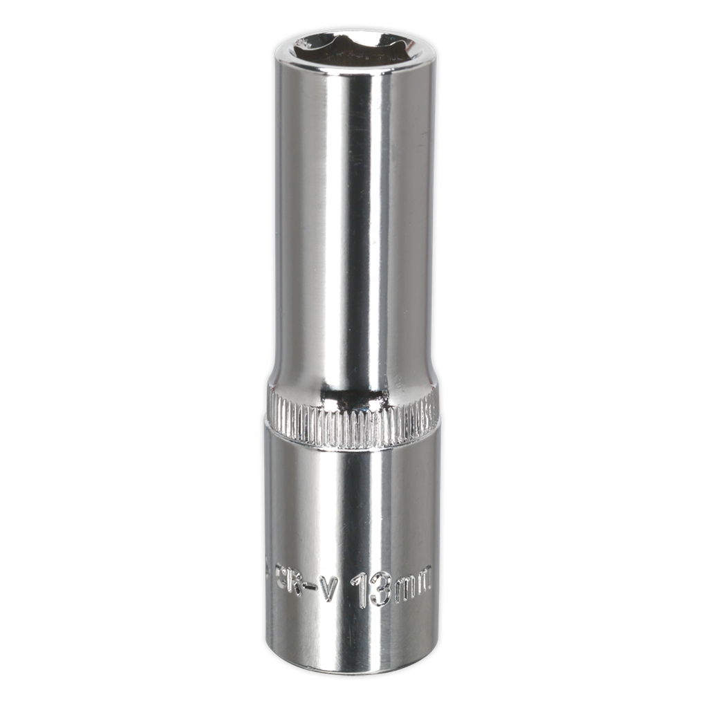 WallDrive&#174; Socket 13mm Deep 1/2"Sq Drive Fully Polished