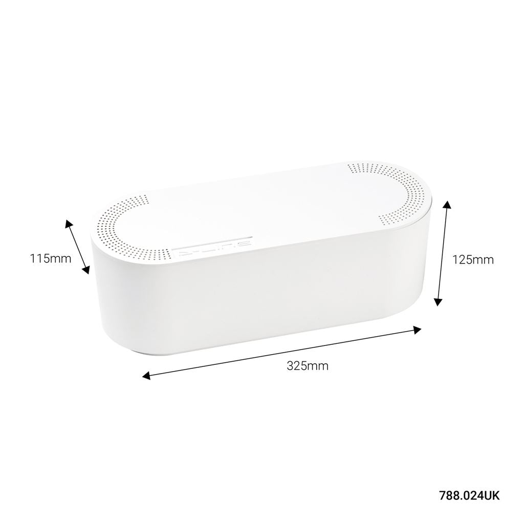 D-Line cable tidy unit - Small White - EU/CTUSMLW/SW