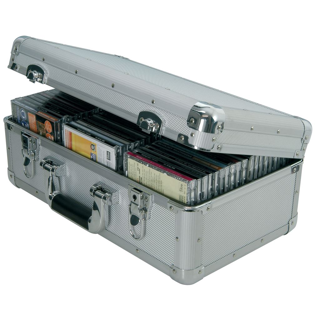Aluminium CD Flight Cases - case, 60 CDs - CDA:60