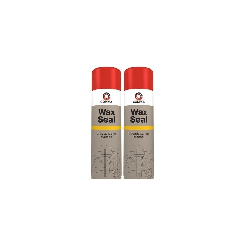 Comma Wax Seal Anti Rust Treatment And Underbody Protection WS500M 500ml Aerosol Twin Pack