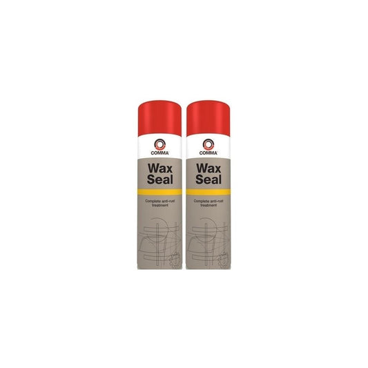 Comma Wax Seal Anti Rust Treatment And Underbody Protection WS500M 500ml Aerosol Twin Pack