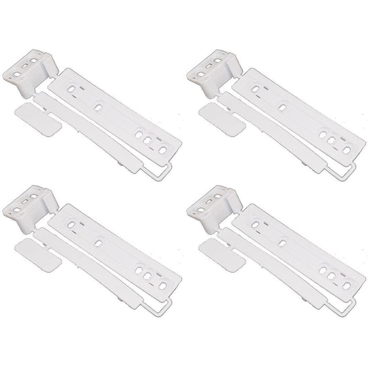 4 x Universal Integrated Sliding Door Hinge Mounting Kit