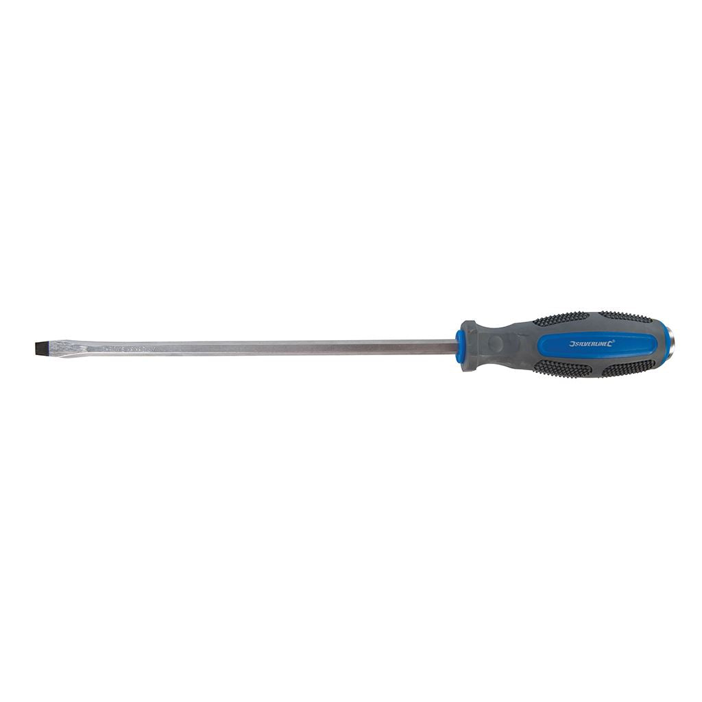 Silverline Hammer-Through Screwdriver Slotted - 8 x 250mm