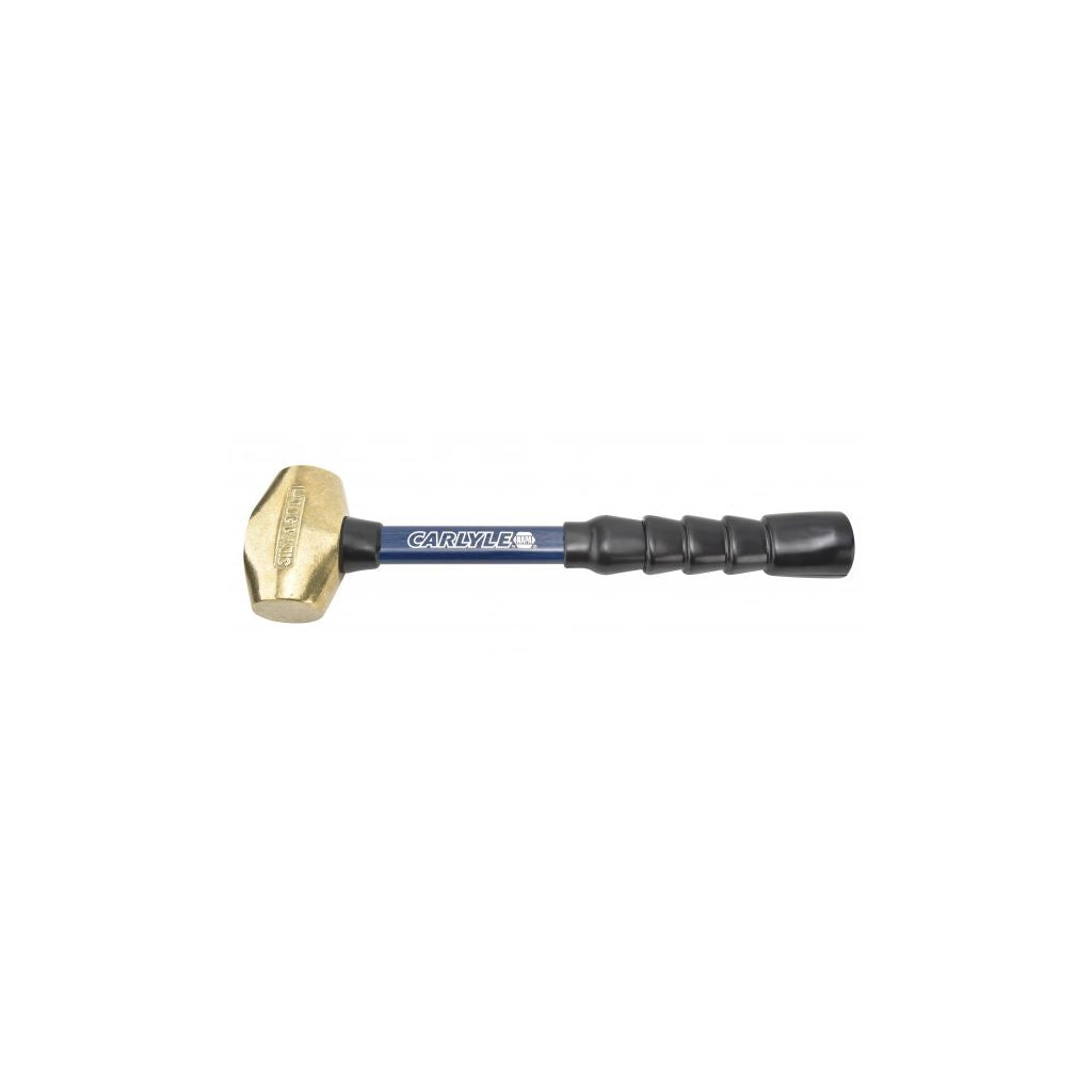 Brass Hammer - Fiberglass Handle - 12in. - 3 lb