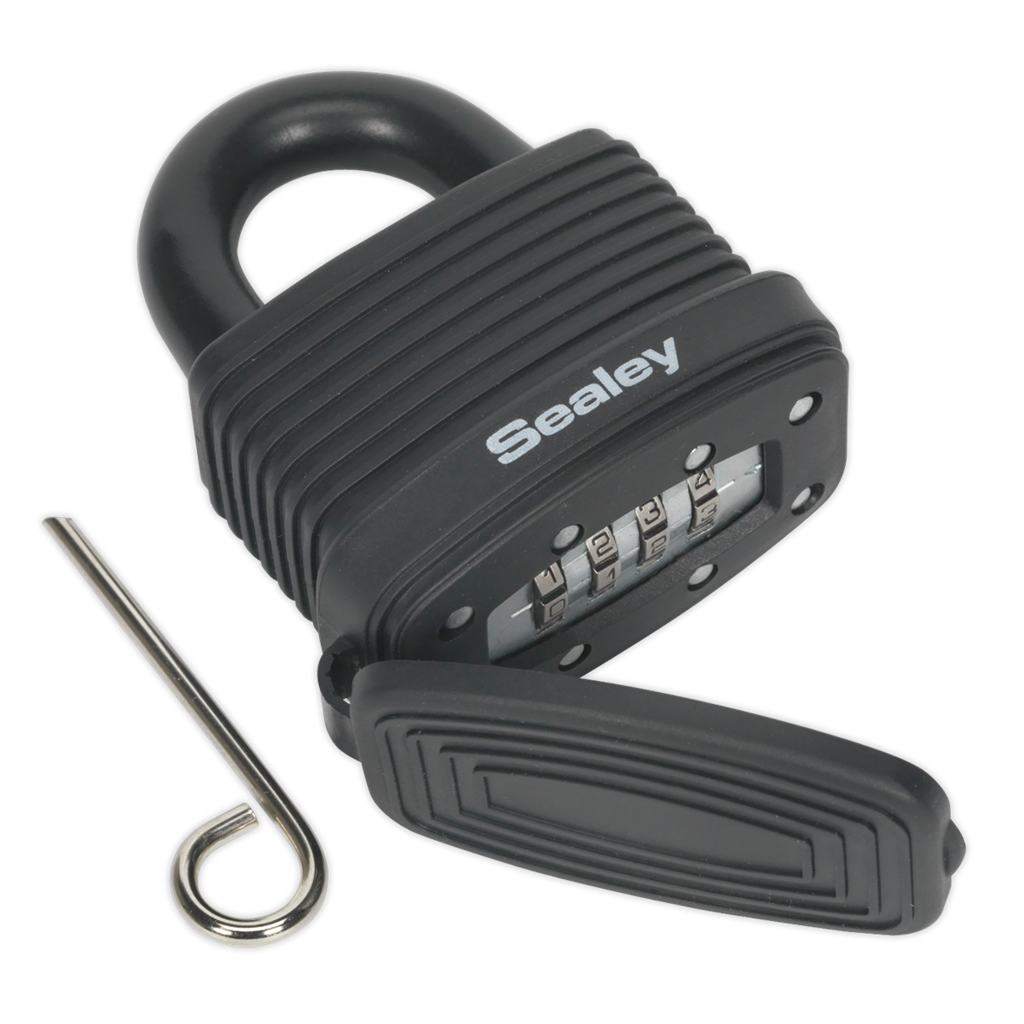 Steel Body Weatherproof Combination Padlock 48mm