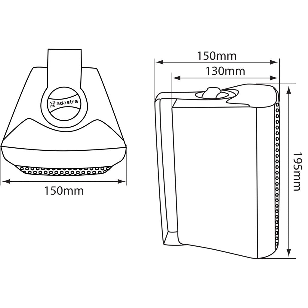 BC Series Stereo Background Speakers - BC4W 4inch White Pair - BC4-W