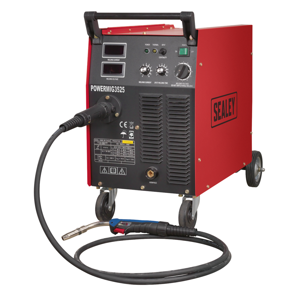 Professional MIG Welder 250A 415V 3ph with Binzel&#174; Euro Torch
