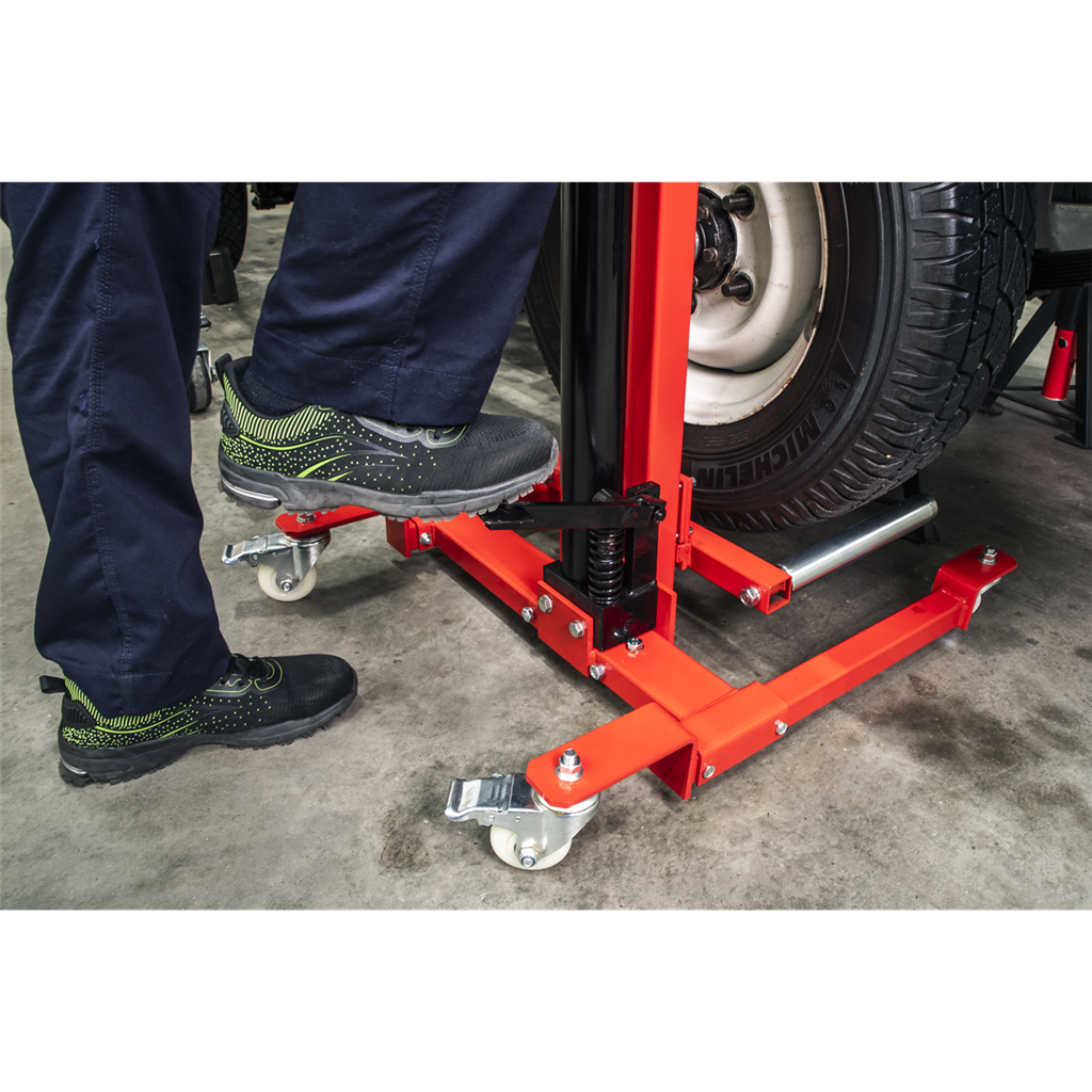 Wheel Removal/Lifter Trolley 80kg Quick Lift