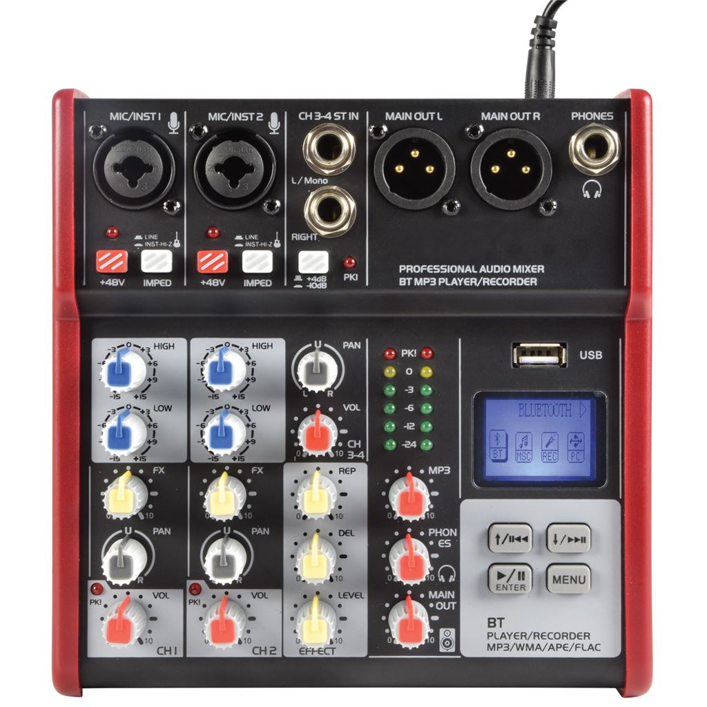 CSM Compact Mixers With USB / Bluetooth - CSM-4 Player