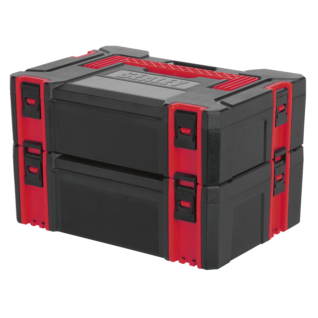 ABS Stackable Click Together Toolbox - Small