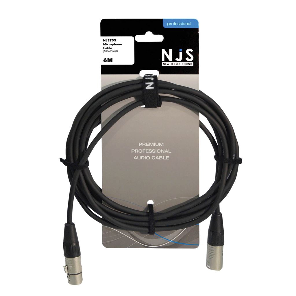 NJS New Jersey Sound XLR Female to XLR Male Microphone Cable