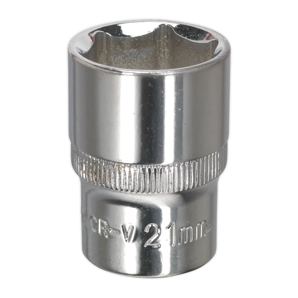 WallDrive&#174; Socket 21mm 1/2"Sq Drive Fully Polished