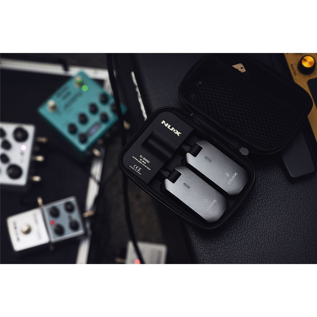 C-5RC Rechargeable Wireless Guitar Bug Set 5.8GHz