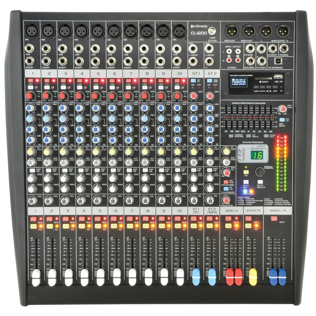 12 Channel Mixing Console - CL1200