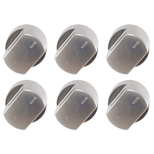 Silver Replacement Compatible Cooker Oven Control Knob For Belling Stoves New World x 6