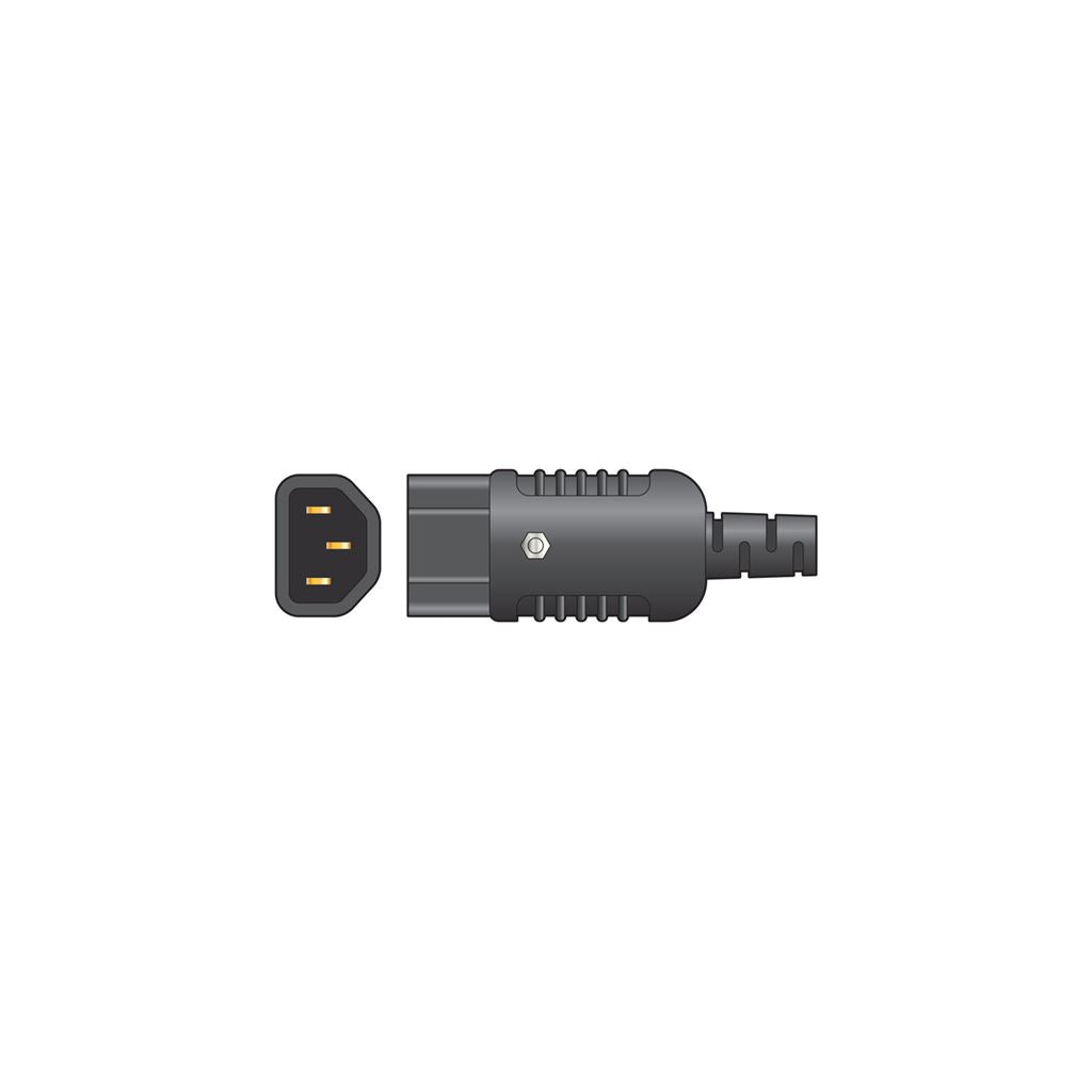 Heavy Duty In-line IEC Male Socket C14 - Connector 10A