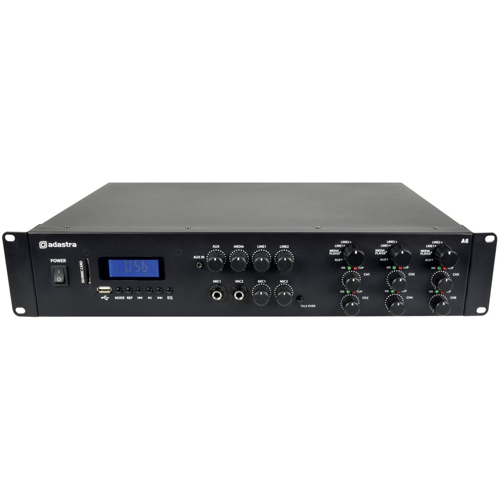 A-series Multi Zone Stereo Amplifiers - A6 Tri Amplfier 6x200W