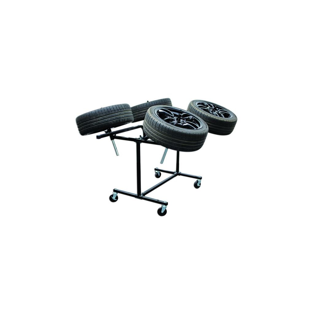 Alloy Wheel Painting Stand - Deluxe heavy duty