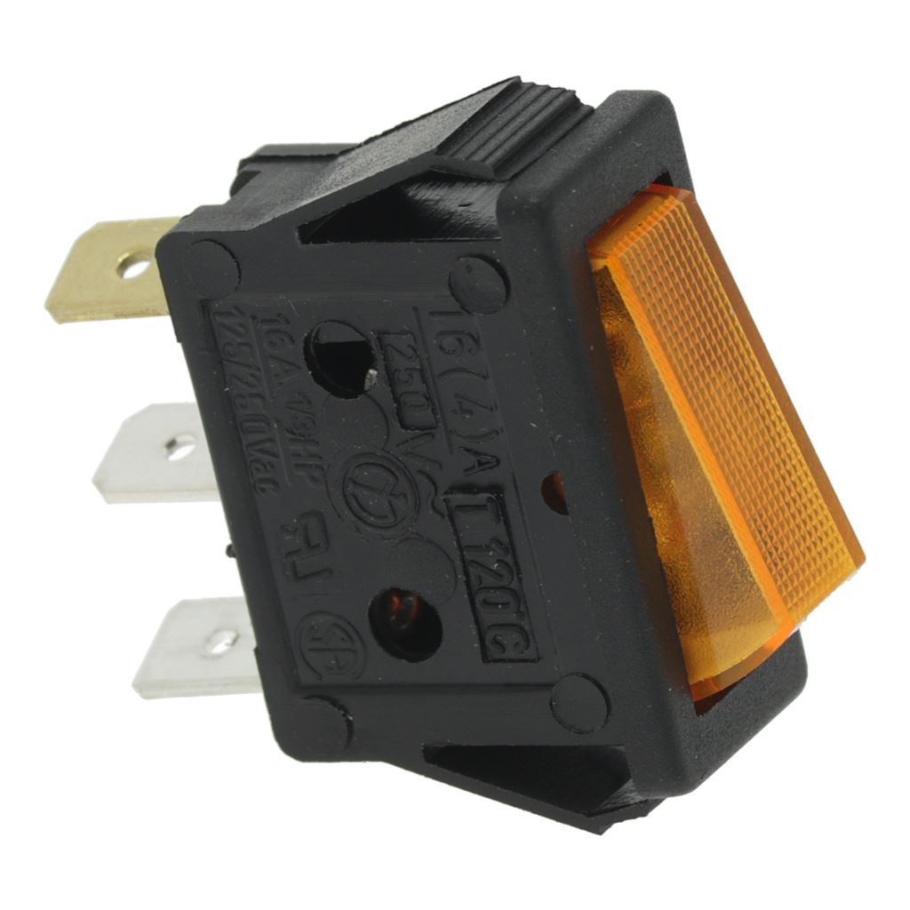 Carimali Coffee Machine Switch 1-pole Orange 16a 250v