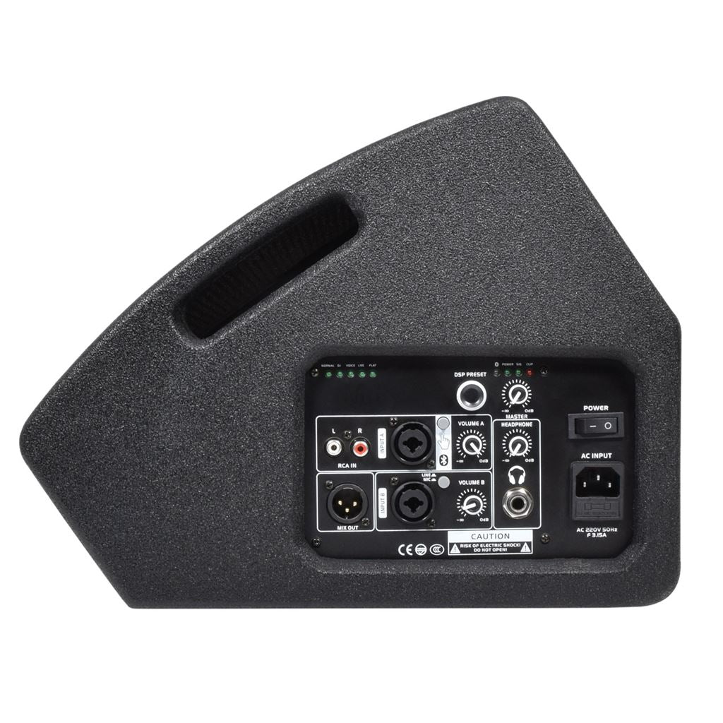 CM-Series Active Wedge Monitors inc. Bluetooth&#174; - CM10A Speaker 250Wrms BT