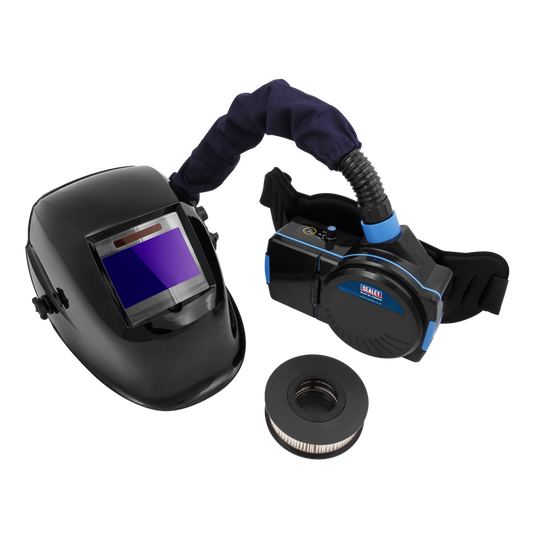 Welding Helmet with TH1 Powered Air Purifying Respirator (PAPR) Auto Darkening