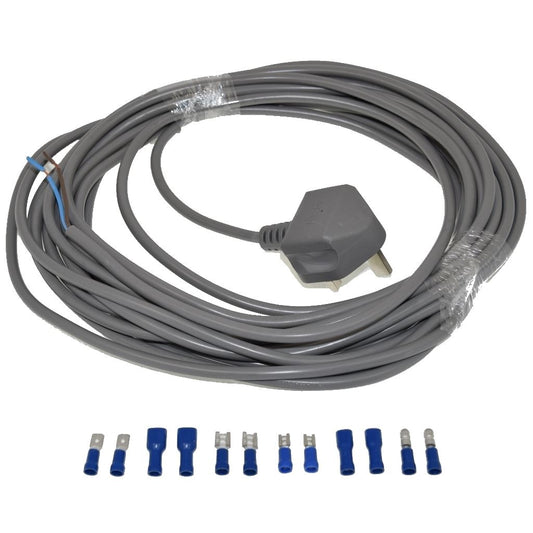 Dyson Compatible Vacuum Cleaner Cable Lead with 13 Amp Plug Assembly Fitting Kit