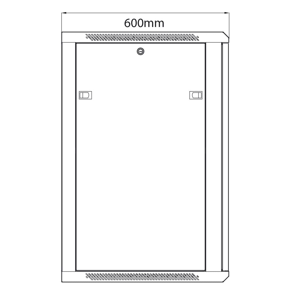 19" Rack Cabinets - 18U x 600mm Deep - RC18U600