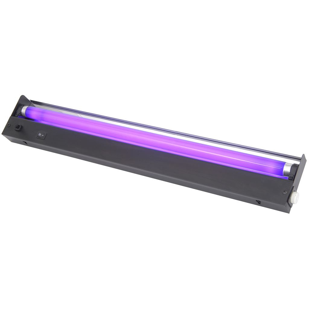 Black Light Tube Holders - (UK version) box, ultra violet, T8, 600mm, 20W - BL600