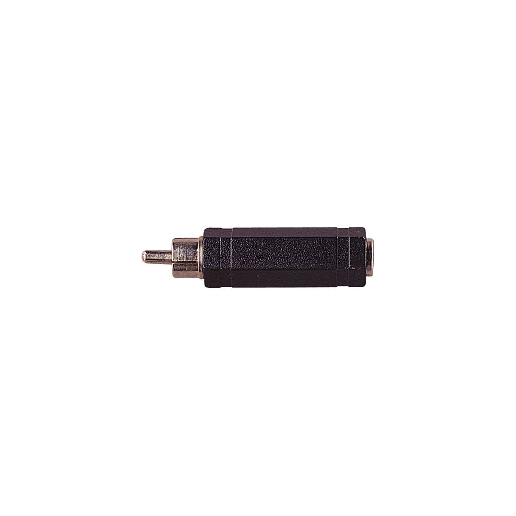 Phono Plug to 6.35 mm Stereo Socket Adaptor