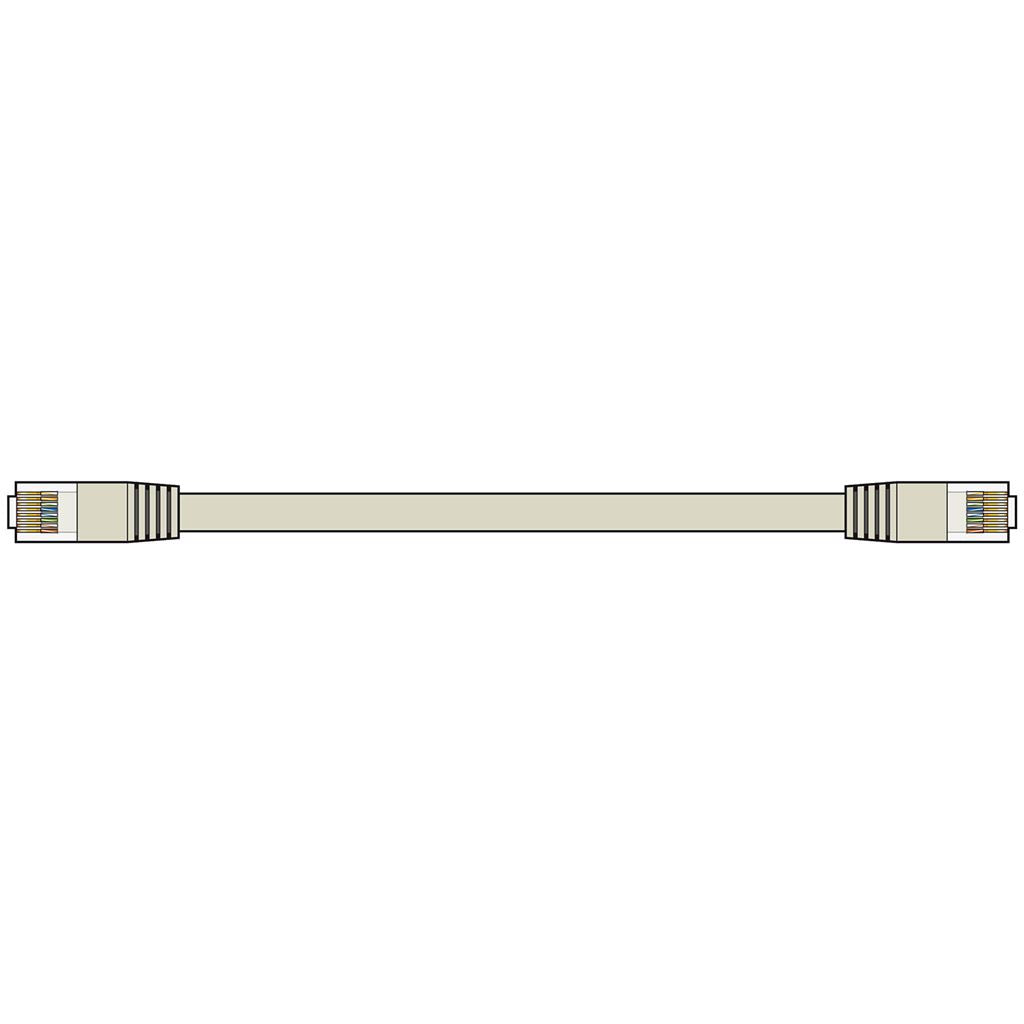 Cat6 UTP RJ45 Ethernet Patch Cables - Lead plug to plug 0.5m